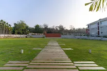 Lawn ready for an outdoor gathering