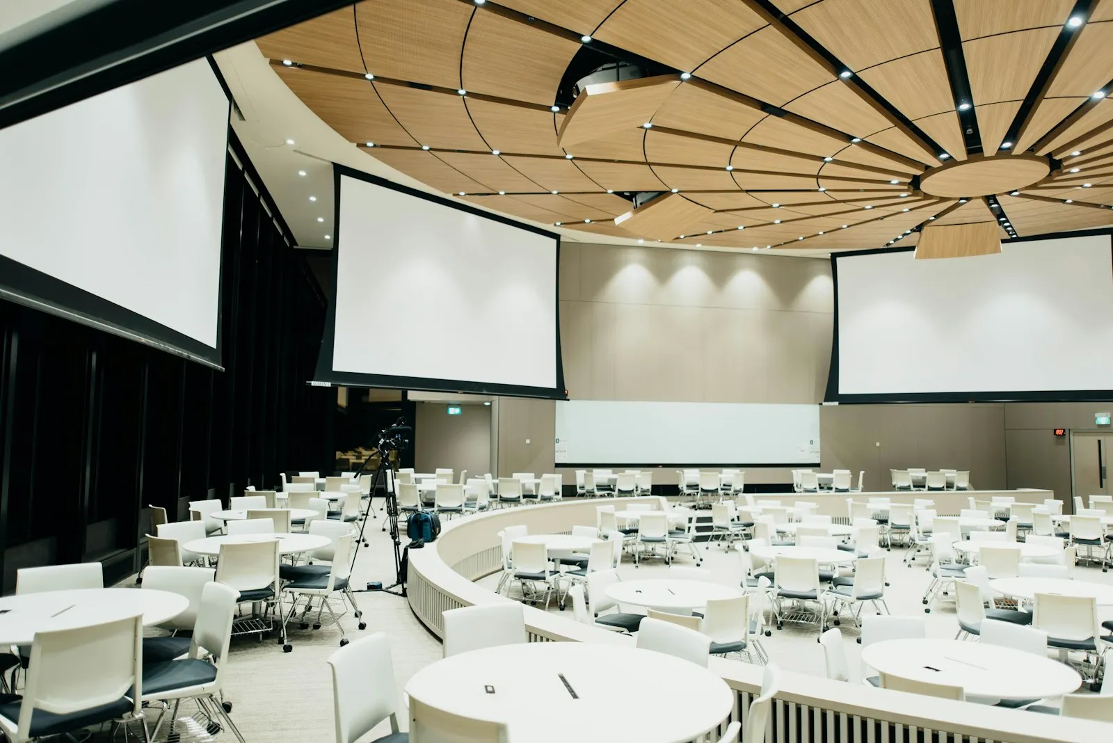 Conference and offsite seating for keynotes and workshops